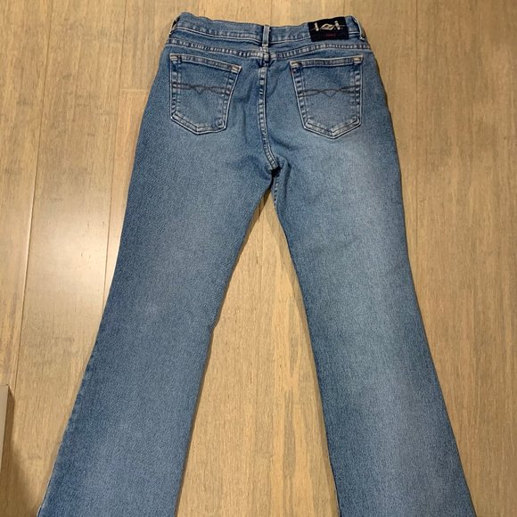 Vintage 90s l.e.i flare jeans, great condition - Picture 4 of 15